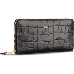Portfele damskie: Duży Portfel Damski LAUREN RALPH LAUREN – Zip Wallet 432686692001 Black