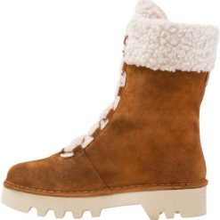 Botki damskie: POPA ANETO Botki na platformie setter/metallic red