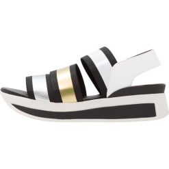 Sandały damskie: Rapisardi DANILA Sandały na platformie black/silver/gold/white