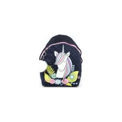 Plecak z jednorożcem Flowers Unicorn Collection. Szare plecaki męskie Shellbag, z nadrukiem, z materiału, biznesowe. Za 62,00 zł.
