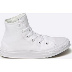Converse - Trampki dziecięce chuck taylor all star ii. Białe trampki dziewczęce Converse, bez wzorów, z materiału, bez zapięcia. Za 219,90 zł.