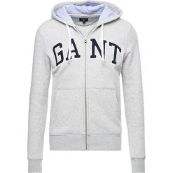 Kardigany męskie: GANT OUTLINE FULL ZIP HOODIE Bluza rozpinana grey melange