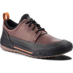 Półbuty CLARKS - Bowman Vibe 261379207 Dark Brown Lea. Pomarańczowe półbuty skórzane męskie marki Clarks, na co dzień. W wyprzedaży za 259,00 zł.