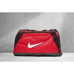 NIKE BRASILIA DUFFEL > BA5335-657 R. S. Torby męskie sportowe Nike, w paski, z materiału, sportowe. W wyprzedaży za 89,99 zł.