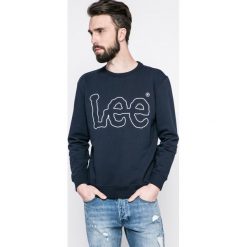 Lee - Bluza. Niebieskie bluzy męskie marki Lee, m, z aplikacjami, z bawełny, bez kaptura. W wyprzedaży za 149,90 zł.