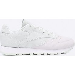 Reebok Classic - Buty Cl Lthr Nbk. Szare buty sportowe damskie marki Reebok Classic, z materiału, reebok classic. W wyprzedaży za 179,90 zł.