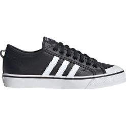 Adidas Originals Nizza Tenisówki Czarny. Czarne trampki męskie adidas Originals, bez wzorów, z materiału, bez zapięcia. Za 343,95 zł.