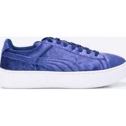 Puma - Buty Vicky Platform VR. Niebieskie buty sportowe damskie Puma, bez wzorów, z gumy, sportowe. W wyprzedaży za 119,90 zł.