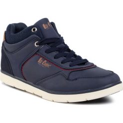 Sneakersy LEE COOPER - LCJ-19-29-032 Navy. Niebieskie sneakersy męskie Lee Cooper, na co dzień, bez wzorów, ze skóry ekologicznej, bez zapięcia. W wyprzedaży za 149,00 zł.