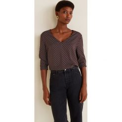 Mango - Bluzka Chemdipi. Czerwone bluzki damskie Mango, s, bez wzorów, z poliesteru, eleganckie, bez kołnierzyka, bez rękawów. W wyprzedaży za 49,90 zł.