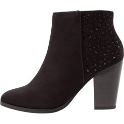 Botki damskie lity: New Look Wide Fit WIDE FIT BUDDY Botki na obcasie black