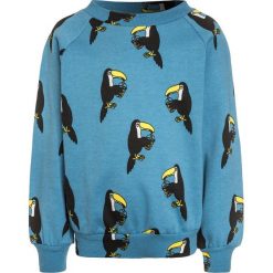Småfolk WITH TOUCAN Bluza cendre blue. Niebieskie bluzy chłopięce marki Småfolk, z bawełny. Za 229,00 zł.