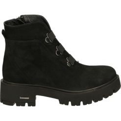 Botki - 186101 NERO21. Czarne botki damskie skórzane marki Venezia. Za 299,00 zł.