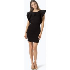 Guess Jeans - Sukienka damska, czarny. Czarne sukienki damskie Guess Jeans, m, z aplikacjami, z jeansu, eleganckie, bez kołnierzyka, bez rękawów, bodycon. Za 399,95 zł.
