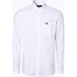 Fred Perry - Koszula męska, czarny. Czarne koszule męskie Fred Perry, m, z haftami, z bawełny, klasyczne, z klasycznym kołnierzykiem, bez rękawów. Za 499,95 zł.