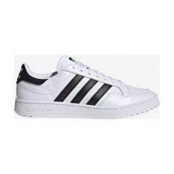Adidas Originals Team Court Tenisówki Biały. Białe trampki męskie adidas Originals, bez wzorów, ze skóry, bez zapięcia. Za 343,95 zł.