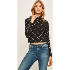 Calvin Klein Jeans - Longsleeve. Czarne bluzki damskie Calvin Klein Jeans, s, bez wzorów, z elastanu, casualowe, z golfem, z długim rękawem. Za 269,90 zł.