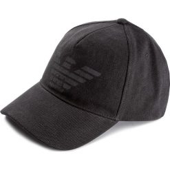 Czapka męska EMPORIO ARMANI - 627252 8P558 00020 Black. Czarne czapki damskie marki Emporio Armani, z bawełny. W wyprzedaży za 219,00 zł.