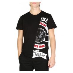 Versace Jeans Koszulka T-shirt B3GSB73F_36598. Koszulki męskie Versace Jeans, s, bez wzorów, z jeansu, bez kołnierzyka. Za 453,00 zł.