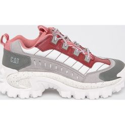 Caterpillar - Buty Intruder. Szare buty sportowe męskie Caterpillar, ze skóry, na sznurówki. W wyprzedaży za 399,90 zł.