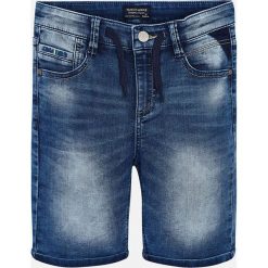 Mayoral - Szorty dziecięce 128-172 cm. Niebieskie spodenki chłopięce marki Mayoral, z aplikacjami, z elastanu, casualowe. Za 131,90 zł.