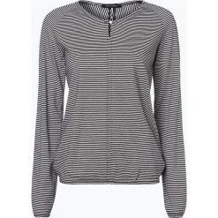 Marc O'Polo - Damska koszulka z długim rękawem, niebieski. Szare t-shirty damskie marki U.S. Polo, l, z aplikacjami, z dzianiny, z okrągłym kołnierzem. Za 99,95 zł.