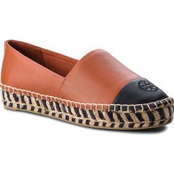 Tomsy damskie: Espadryle TORY BURCH – Color Block Platform 48533 Desert Spice/Perfect Navy 218