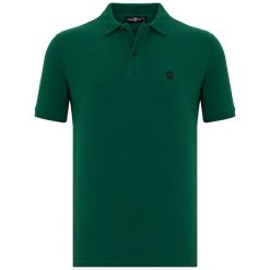 Jimmy Sanders Koszulka Polo Męska Xl Ciemnozielona. Szare koszulki męskie Jimmy Sanders, xl, bez wzorów, bez rękawów. Za 119,00 zł.