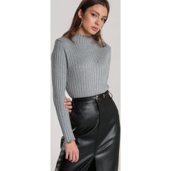 Szary Golf Celathera. Szare bluzy damskie Renee, s, bez wzorów, bez rękawów, bez kaptura. Za 89,99 zł.