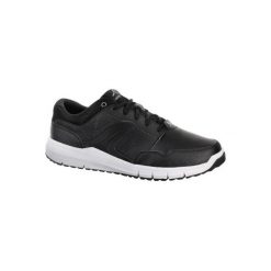 Buty męskie do szybkiego marszu Protect 140 czarne. Czarne buty sportowe męskie marki NEWFEEL, z poliesteru, bez zapięcia, trekkingowe. W wyprzedaży za 89,99 zł.