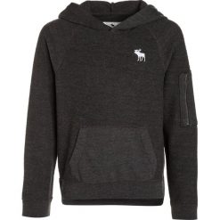 Abercrombie & Fitch Bluza z kapturem dark grey. Szare bluzy męskie marki Abercrombie & Fitch, z bawełny, z kapturem. W wyprzedaży za 125,30 zł.