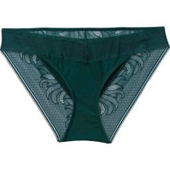 Figi rio bonprix głęboki zielony. Zielone majtki damskie bonprix, z bawełny. Za 29,99 zł.