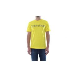 T-shirty z krótkim rękawem Calvin Klein Jeans K10K103078 COTTON FRONT LOGO. Żółte t-shirty męskie Calvin Klein Jeans, m, bez wzorów, z jeansu, bez kołnierzyka, krótkie. Za 122,52 zł.