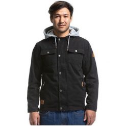Meatfly Męska Kurtka Taras Cotton Jack Et A- Black (Rozmiar M). Czarne płaszcze męskie marki Meatfly, na wiosnę, m, bez wzorów, bez kaptura. W wyprzedaży za 212,00 zł.