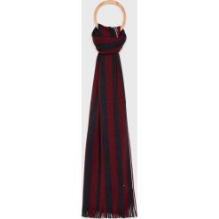 Tommy Hilfiger - Szalik. Szare szaliki męskie z wełny. W wyprzedaży za 179,90 zł.