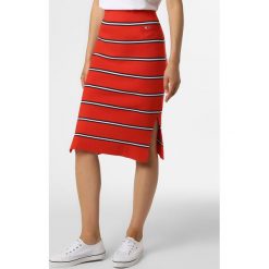 Tommy Jeans - Spódnica damska, czerwony. Czerwone spódniczki damskie Tommy Jeans, na co dzień, m, w paski, z jeansu. Za 399,95 zł.