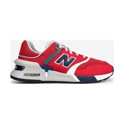 New Balance 997 Tenisówki Czerwony. Czerwone trampki męskie New Balance, bez wzorów, ze skóry, bez zapięcia. Za 516,95 zł.