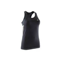 Koszulka ENERGY XTREM fitness. Czarne topy sportowe damskie DOMYOS. W wyprzedaży za 44,99 zł.