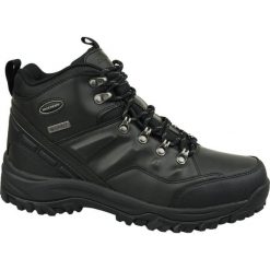 Skechers Relment 65529-BBK 48,5 Czarne. Czarne buty trekkingowe męskie Skechers, ze skóry, bez zapięcia. W wyprzedaży za 299,99 zł.