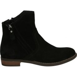 Botki - 36091S1 BLACK. Czarne botki damskie skórzane Venezia. Za 349,00 zł.