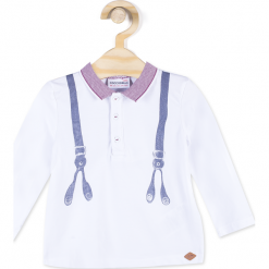 Koszulka. Białe t-shirty chłopięce marki UP ALL NIGHT, z elastanu, z krótkim rękawem. Za 14,90 zł.