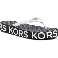 Japonki MICHAEL MICHAEL KORS - Joey Flip Flop 40T0JOFA2Q Black. Białe klapki damskie MICHAEL Michael Kors, bez wzorów, z tworzywa sztucznego, bez obcasa. Za 229,00 zł.
