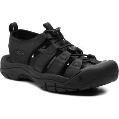Sandały KEEN - Newport 1020284 Black/Black. Czarne sandały męskie Keen, ze skóry, bez zapięcia. Za 459,95 zł.