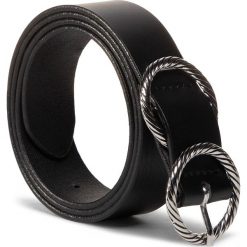 Pasek Damski GINO ROSSI - 3W2-007-SS20 r. S Black. Czarne paski damskie Gino Rossi, w paski, ze skóry. Za 119,99 zł.