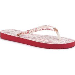 Japonki TORY BURCH - Printed Thin Flip Flop 60420 Red Destination 608. Białe klapki damskie Tory Burch, bez wzorów, z tworzywa sztucznego, bez obcasa. Za 289,00 zł.