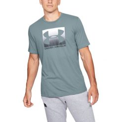 Under Armour Boxed Sportstyle Koszulka Zielony Szary. Szare podkoszulki męskie l, z bawełny, krótkie. Za 119,95 zł.