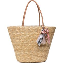 Torebka JENNY FAIRY - EMC1943 Beige. Brązowe torebki klasyczne damskie Jenny Fairy, bez wzorów, z tworzywa sztucznego, eleganckie, bez dodatków. Za 89,99 zł.