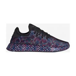 Adidas Originals Deerupt Runner Tenisówki Czarny Niebieski. Niebieskie trampki męskie adidas Originals, bez wzorów, z materiału, bez zapięcia. Za 409,95 zł.