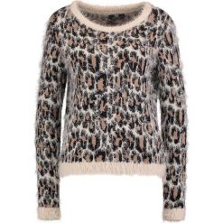 Swetry klasyczne damskie: Le Temps Des Cerises ENLACA Sweter taupe