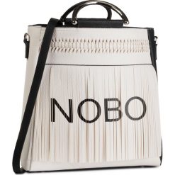 Torebka NOBO - NBAG-G4210-C000 Biały Czarny. Czarne torebki klasyczne damskie Nobo, eleganckie. W wyprzedaży za 149,00 zł.